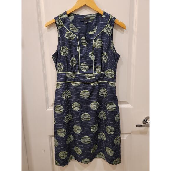 Banana Republic Large Polka Dot Sheath Dress with Pockets - Picture 1 of 10